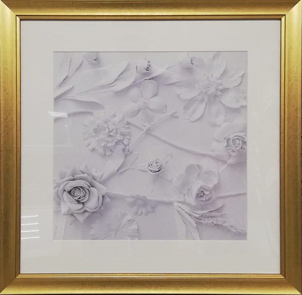 Постер "Лютики" в золотом багете Garda Decor 89VOR-FLOWER2