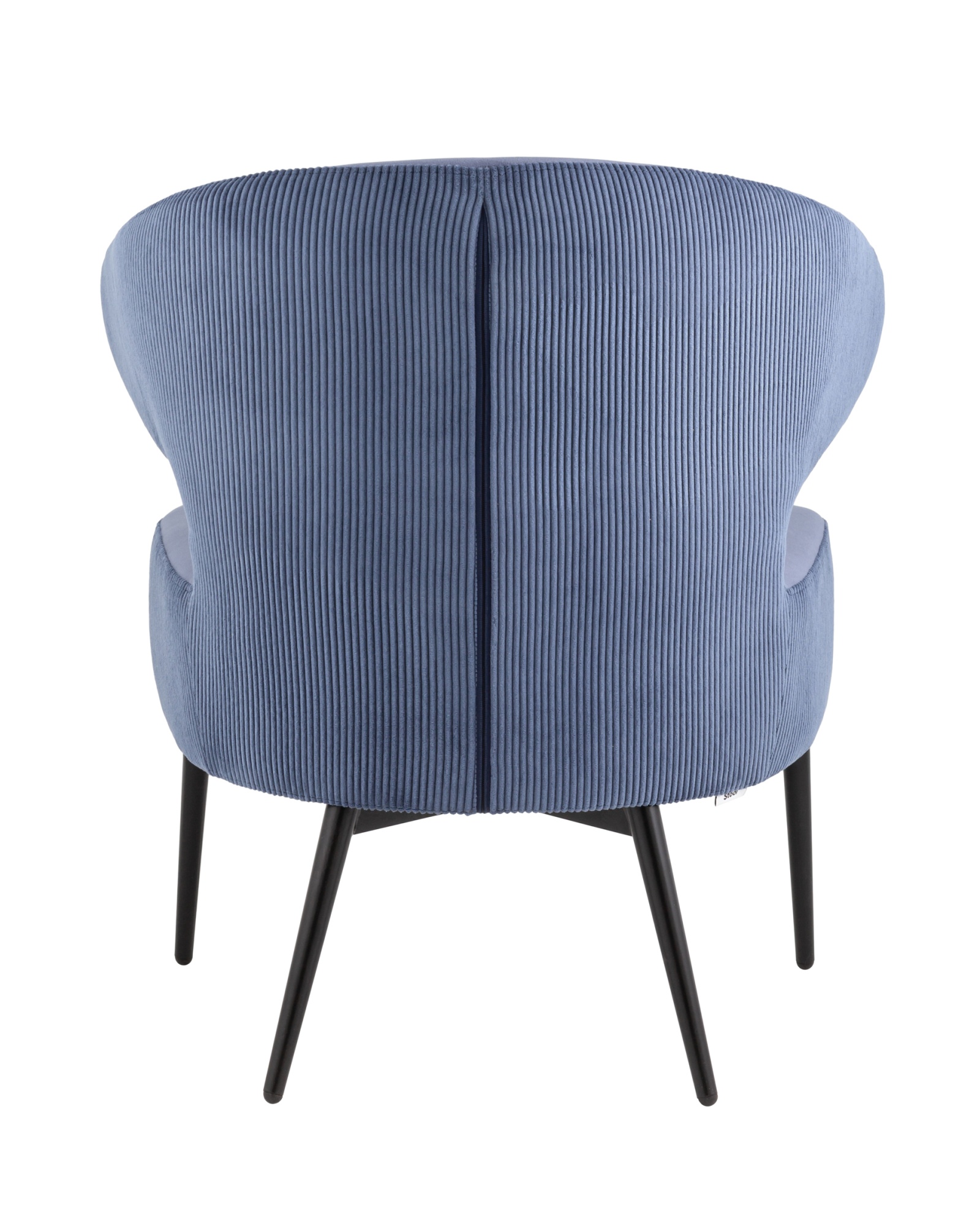 Кресло лаунж Royal Stripes велюр синий Stool Group