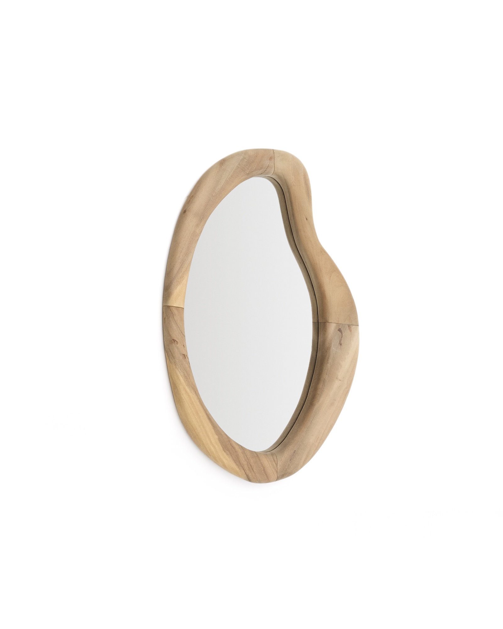 Selem Зеркало в деревянной раме с натуральной отделкой 68 x 44 см La Forma (ex Julia Grup)