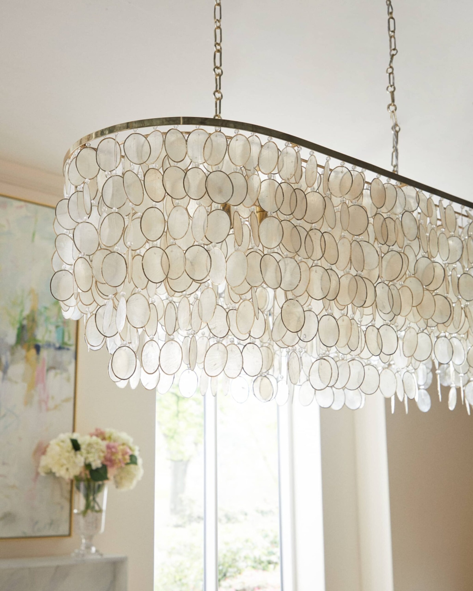 Золотая линейная люстра Агата Louvre Home LHLCH080424SWL