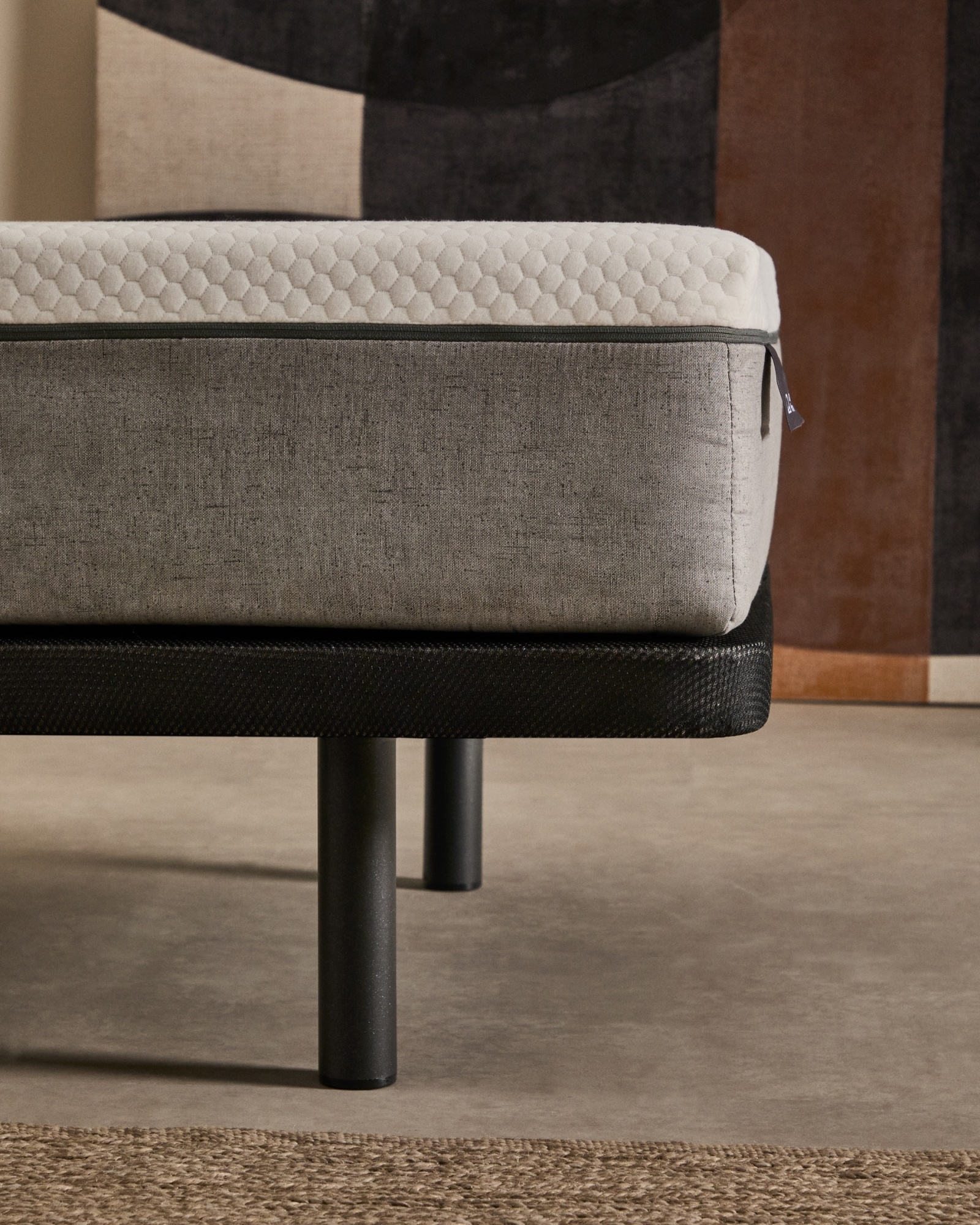 Основание для кровати Under 90x190 ткань 3D серый La Forma (ex Julia Grup)