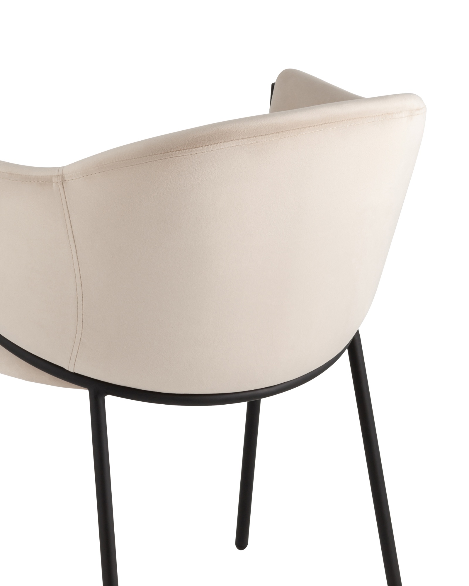 Стул Brace велюр молочный Stool Group