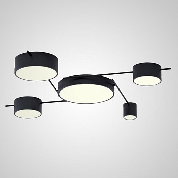 Потолочная люстра CHUTE D Black by ImperiumLoft