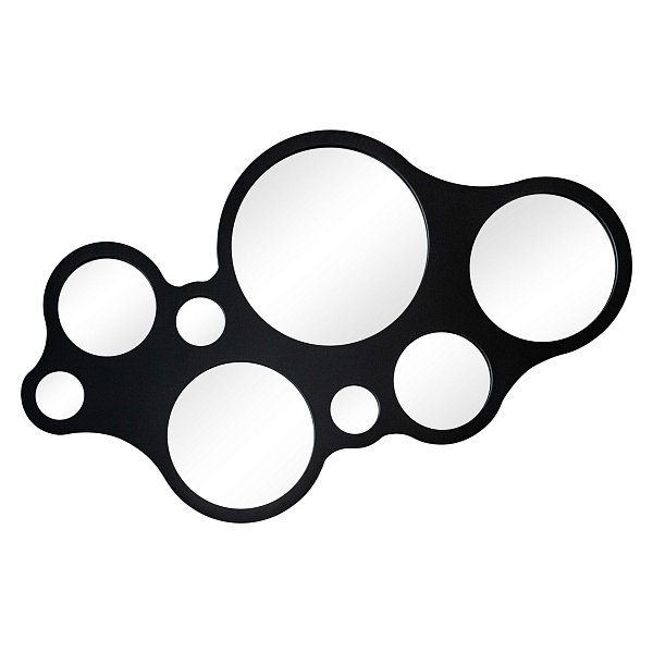 Зеркало BountyHome Round Eyes Black mv436-black
