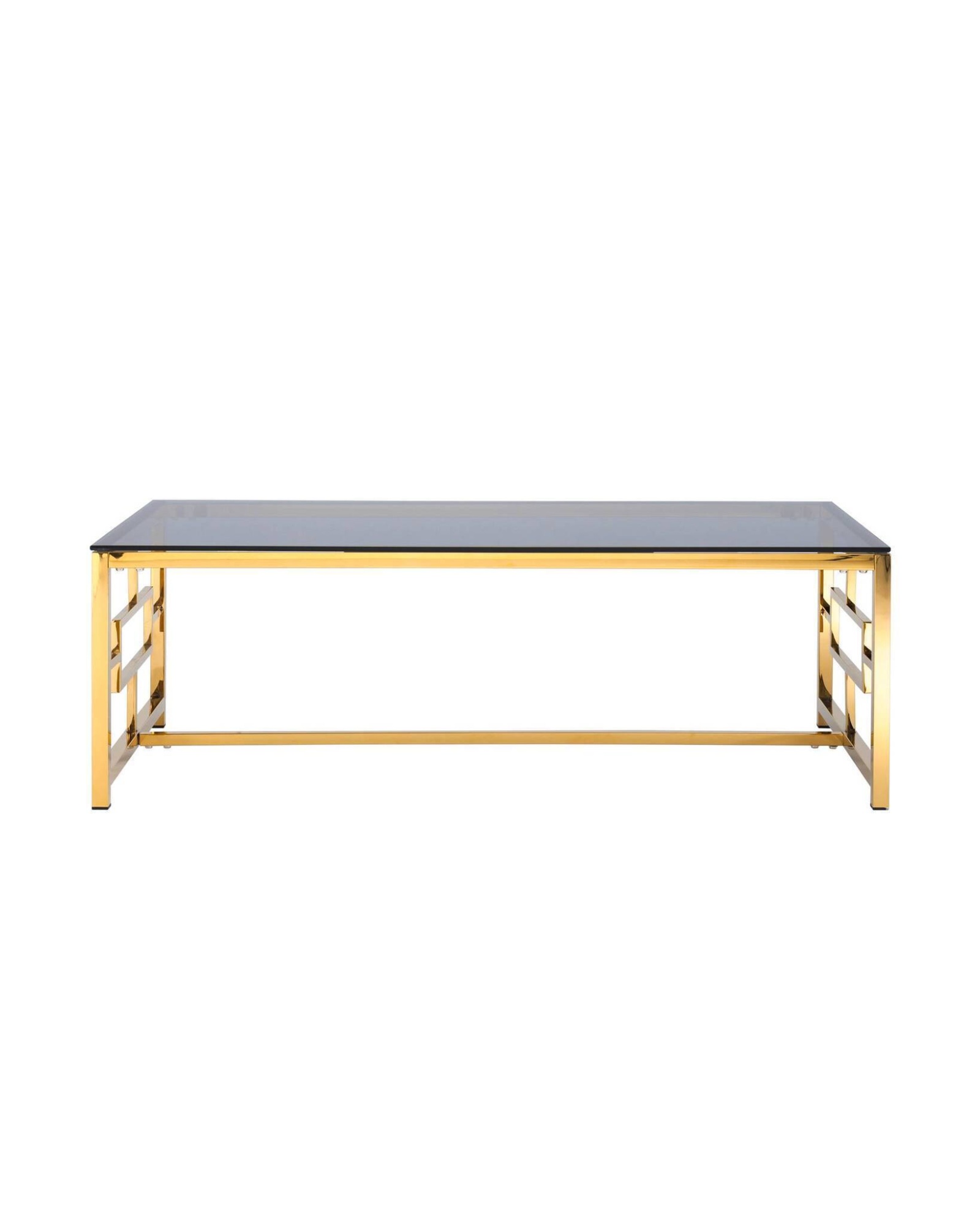 Журнальный стол 120*60 БРУКЛИН золото стекло smoke Stool Group