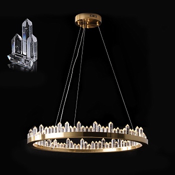 Подвесная люстра QUARTZ LUX B D100 by ImperiumLoft