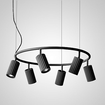 Подвесная люстра MAISY D60 Black by ImperiumLoft