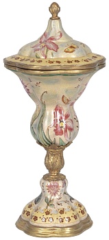 Ваза с крышкой Glasar J910HC/HX1238