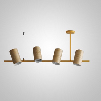 Подвесной реечный светильник BARREL B Yellow by ImperiumLoft