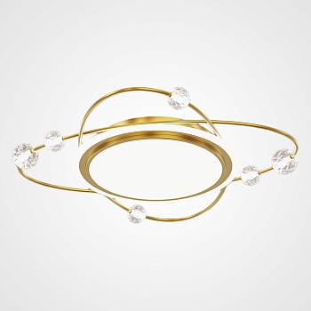 Потолочный светильник AMATIUS D105 Brass by ImperiumLoft