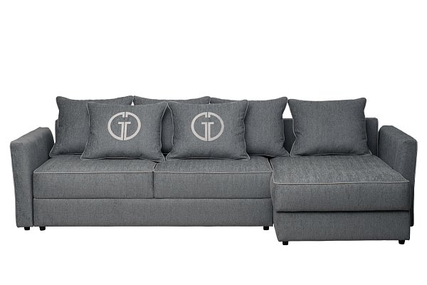 Диван Sorrento 290 трехместный с канапе раскладной Garda Decor SORRENTO-290-Koza0310-KOR+Nev91