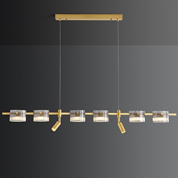 Подвесной светильник NICOLETTA C LONG L150 Brass by ImperiumLoft