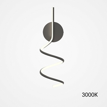 Настенный светильник DAMARIS WALL H50 Black 3000К by ImperiumLoft