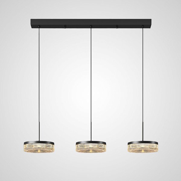 Подвесной светильник RIGO COMBO L55 Black by ImperiumLoft