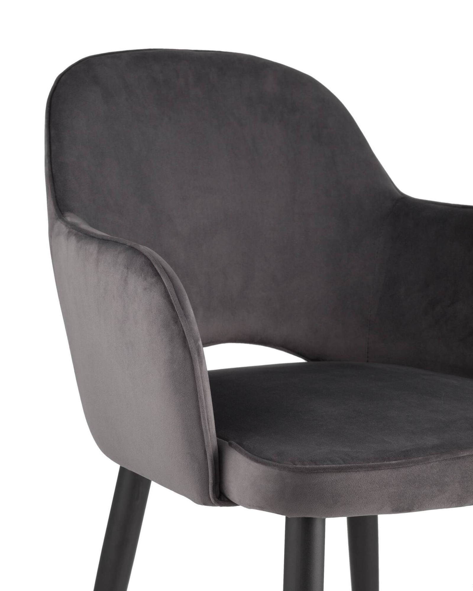 Стул Венера велюр серый Stool Group