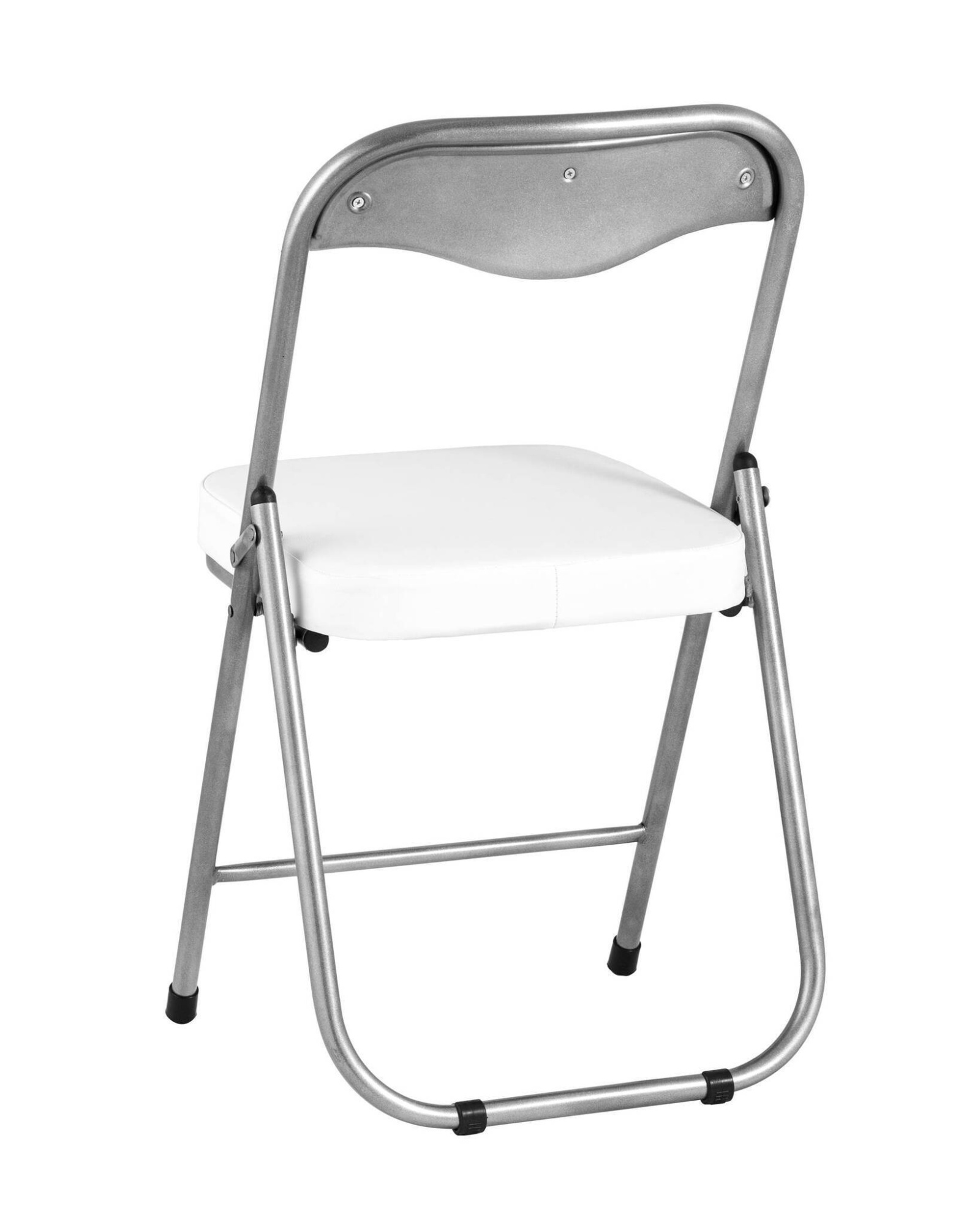 Стул складной ДЖОН металлик, белый Stool Group
