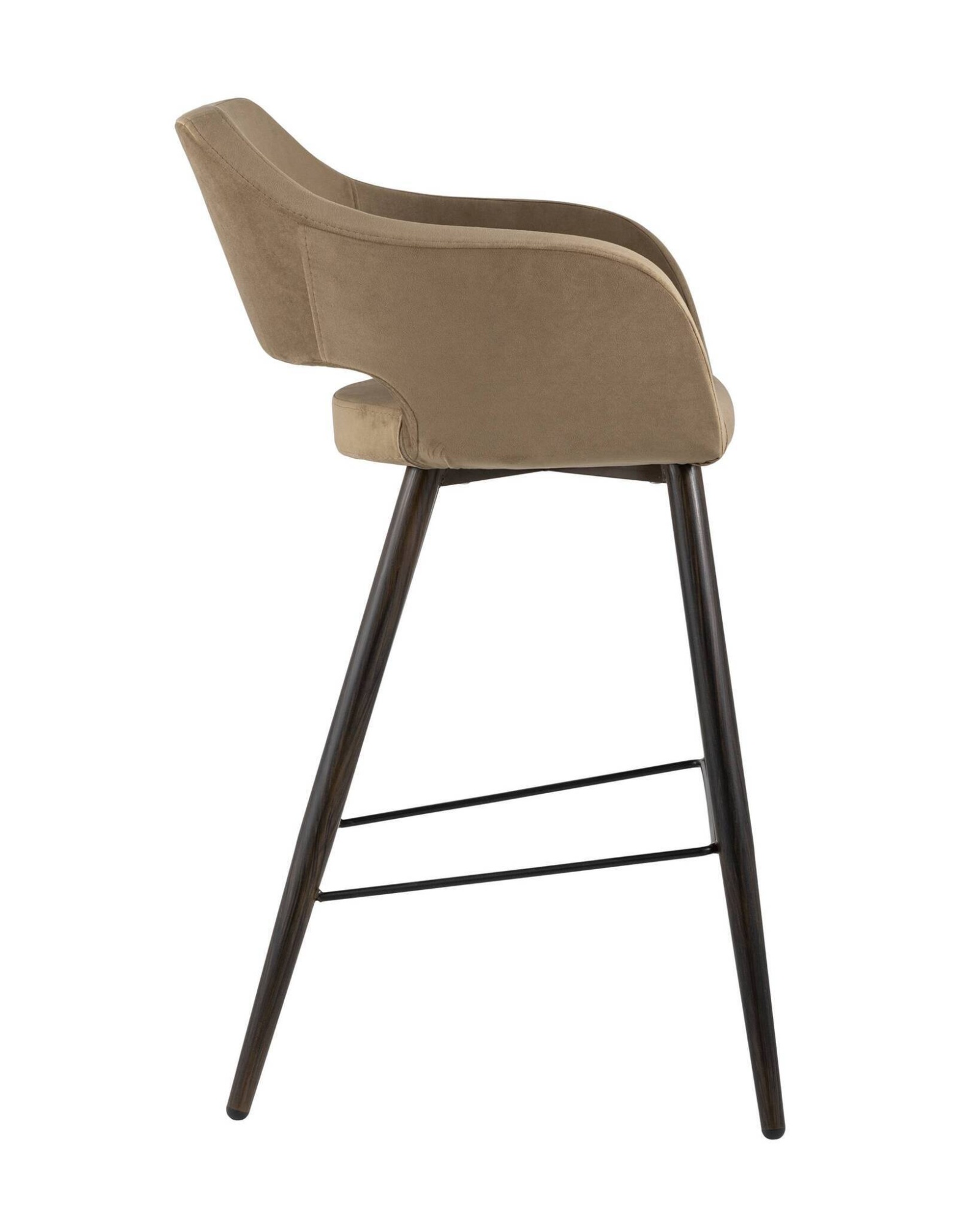 Стул барный Саймон велюр капучино Stool Group