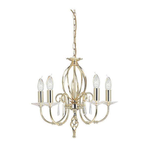 Люстра Elstead AG5 POL BRASS
