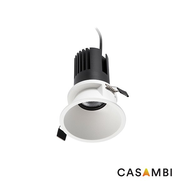 Tulipa Белый встраиваемый даунлайт 7W 15° 2700K CRI90 Casambi Faro