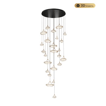 Каскадная люстра MODELUX MS.2326.25 BK
