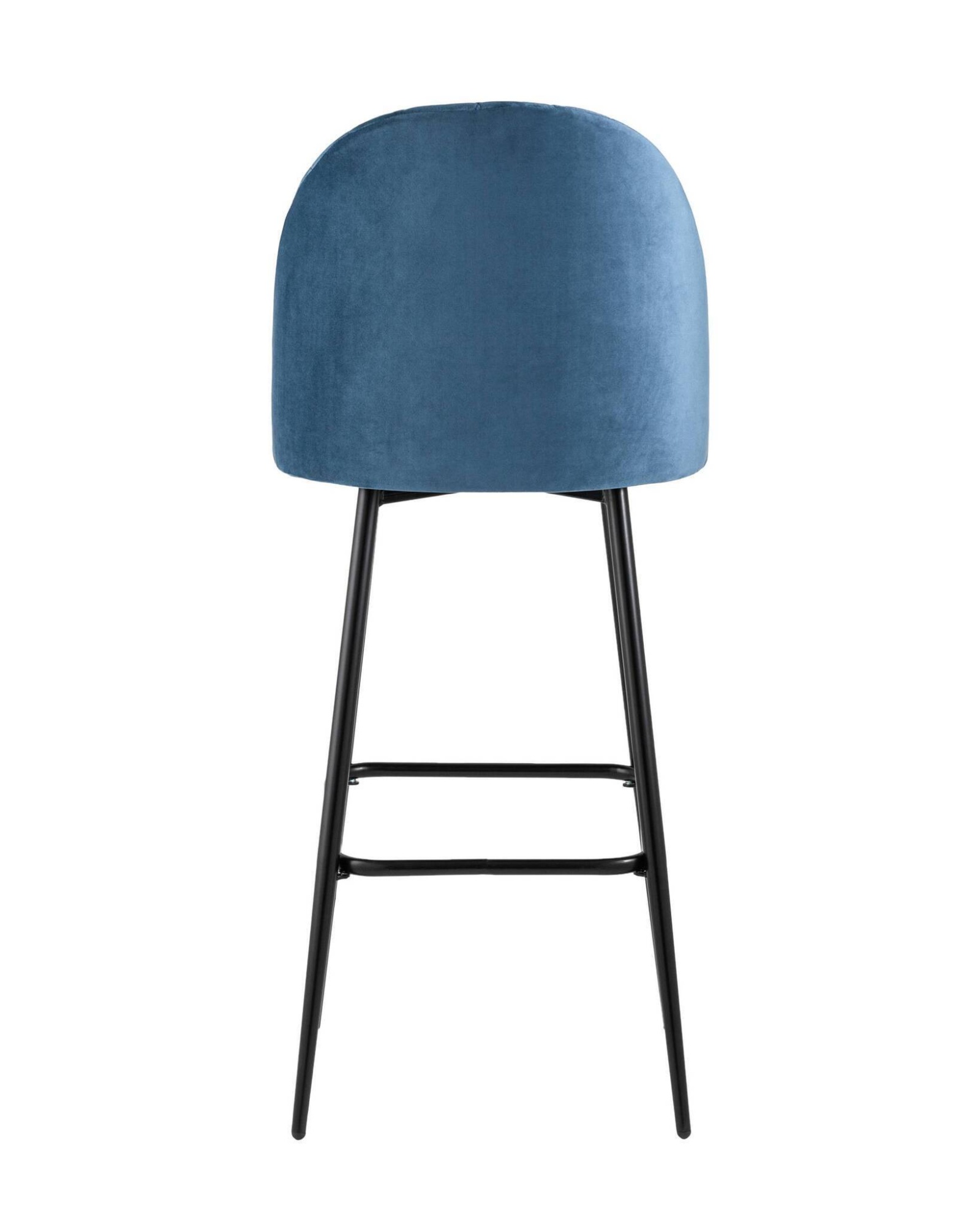 Стул барный Марсель велюр пыльно-синий Stool Group