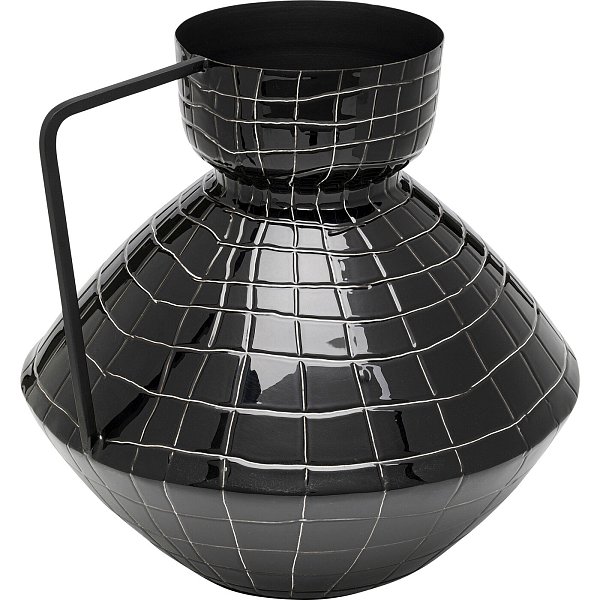 Ваза Black Mesh Handle 29cm KARE 57147