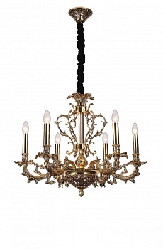 Подвесная люстра Lucia Tucci FIRENZE 1780.6 antique gold