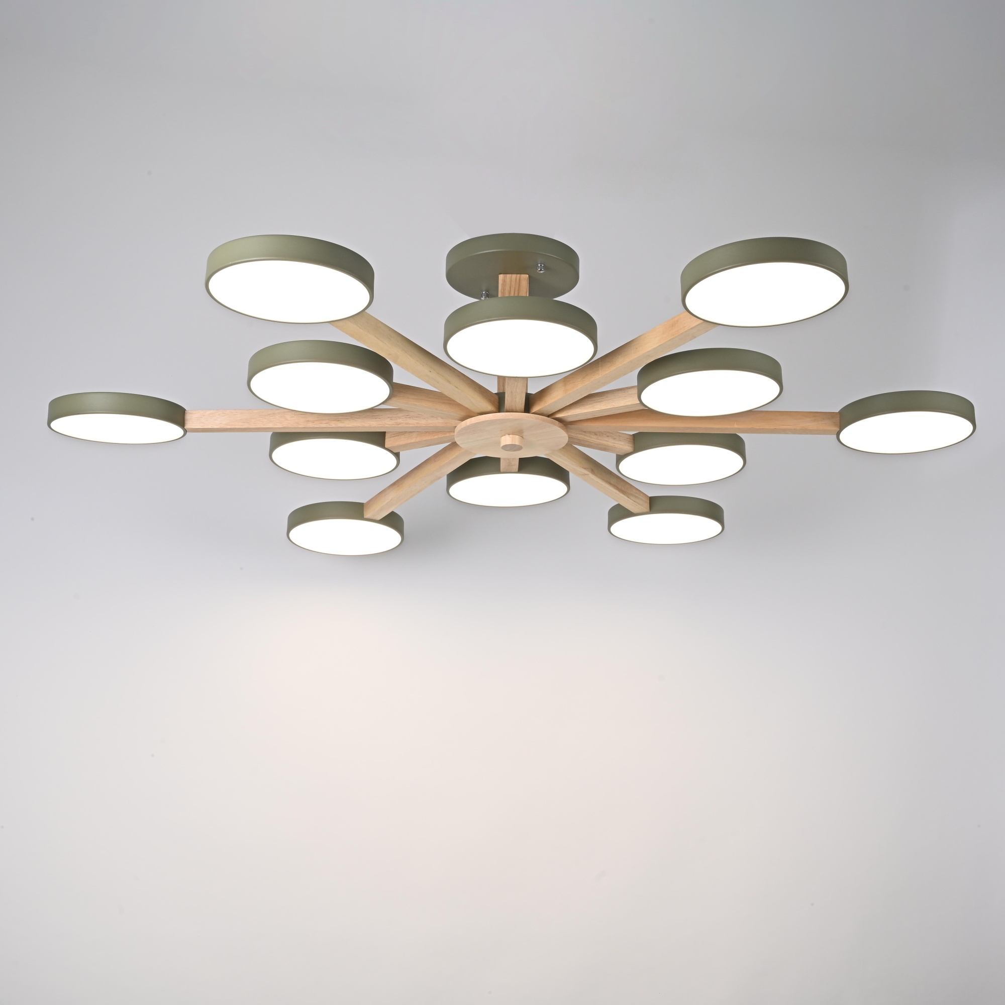 Потолочный светильник TURNA L12 Khaki by ImperiumLoft