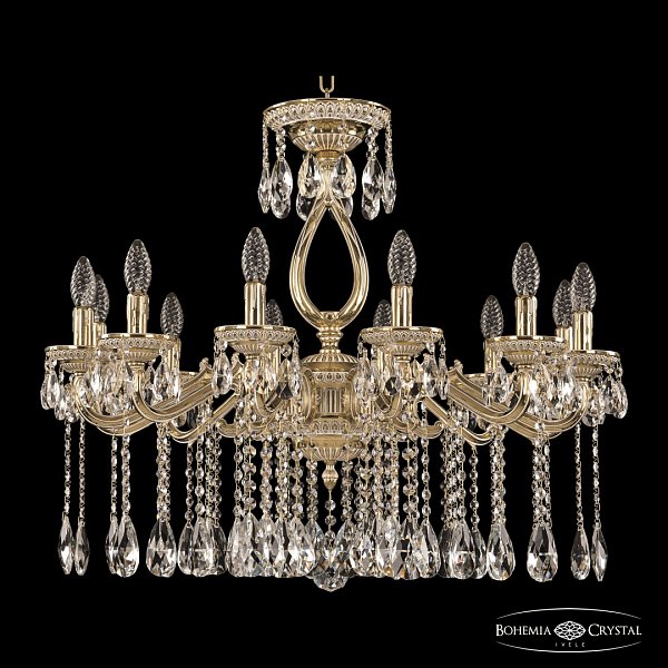 Люстра бронзовая 75302/12/250 A GW Bohemia Ivele Crystal