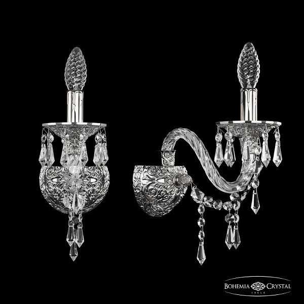 Бра Bohemia Ivele Crystal 16103B/1/165 Ni