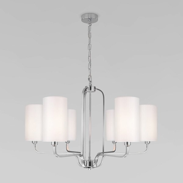 Подвесная люстра Eurosvet 60128/6 хром