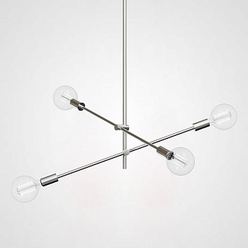 Люстра LF Studio Cliff Pendant 4 Chrome by ImperiumLoft