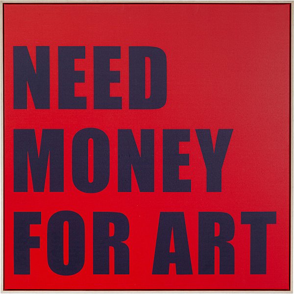 Картина Need Money 80x80cm KARE 56789