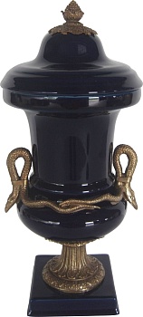 Ваза с крышкой со змеями Glasar J646/U16