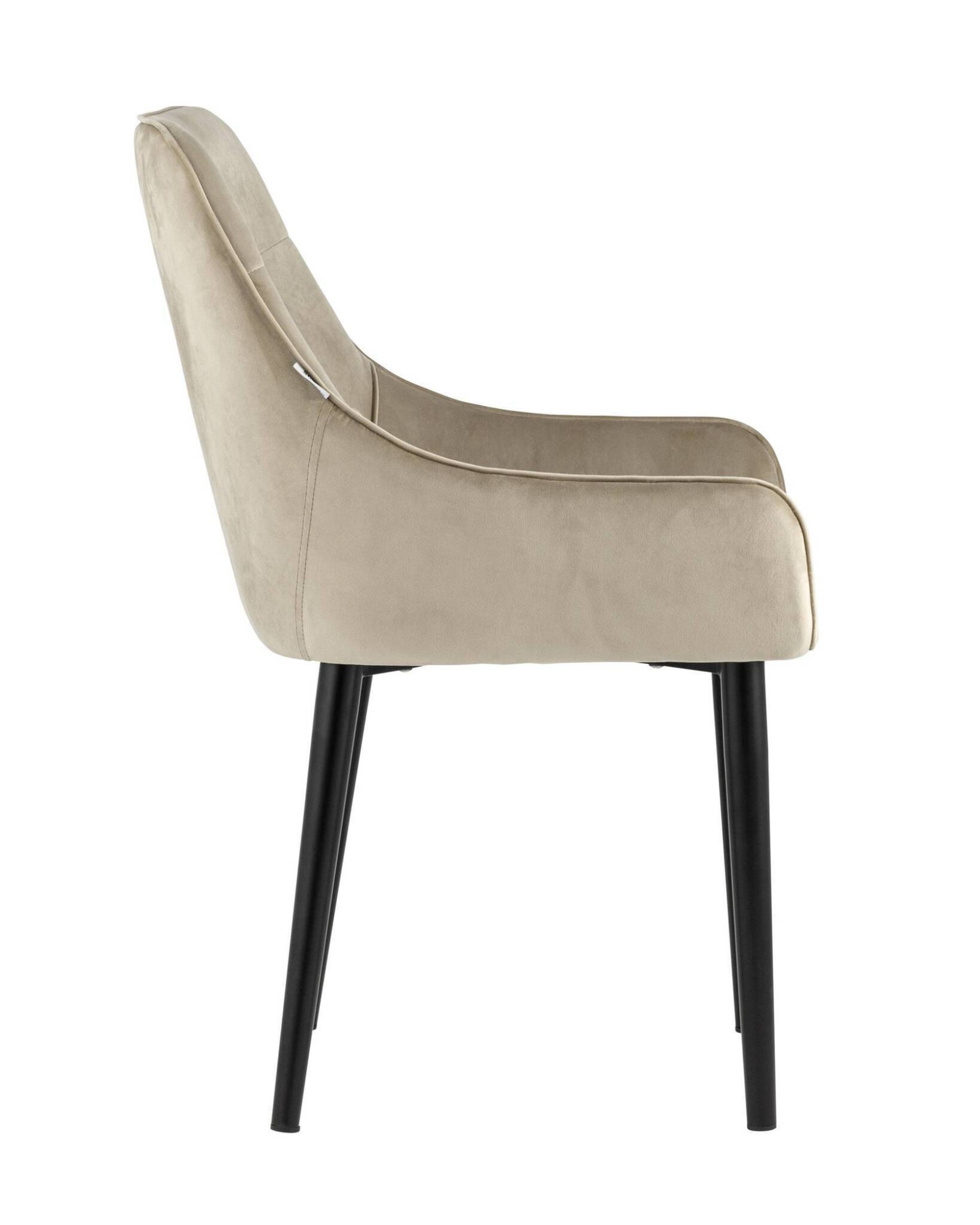 Стул Джоан велюр бежевый Stool Group