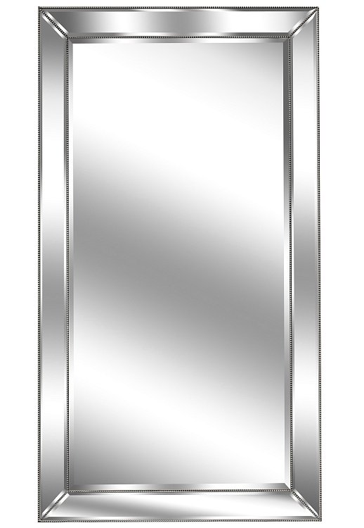 Напольное зеркало в раме Franco Flo Silver Art-Zerkalo GY296SL