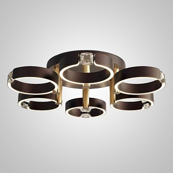 Потолочная люстра SELLIF D CH D80 Brown by ImperiumLoft