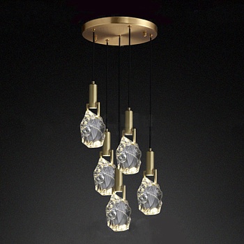 Подвесной светильник GLADYS MORE L5 Диск by ImperiumLoft