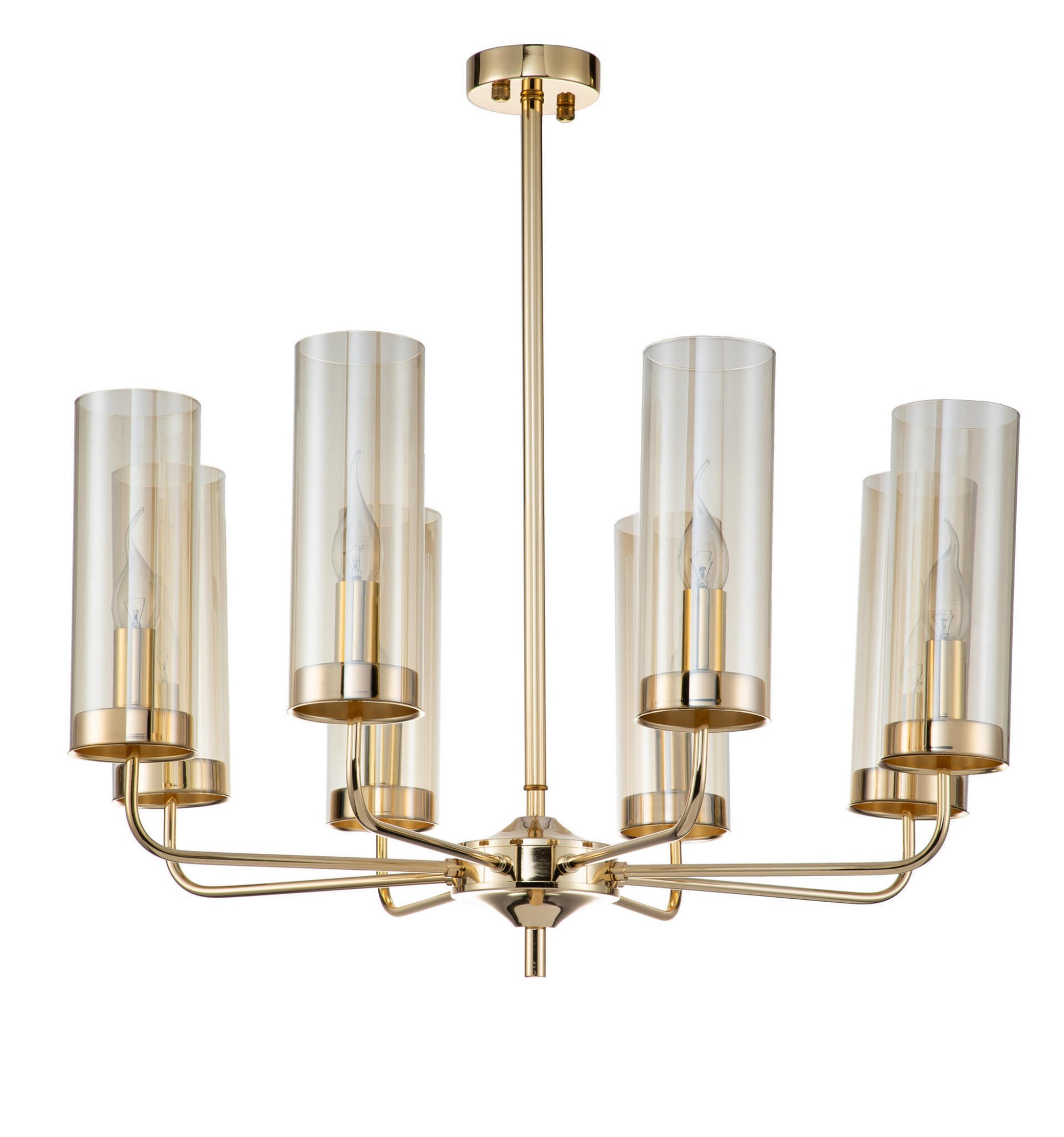 Потолочная люстра на штанге Moderli V10021-8P Metric