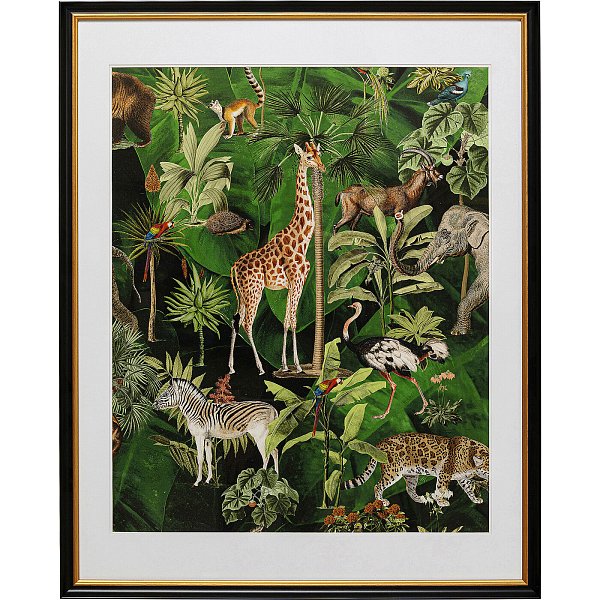 Картина в рамке KARE Jungle 53935