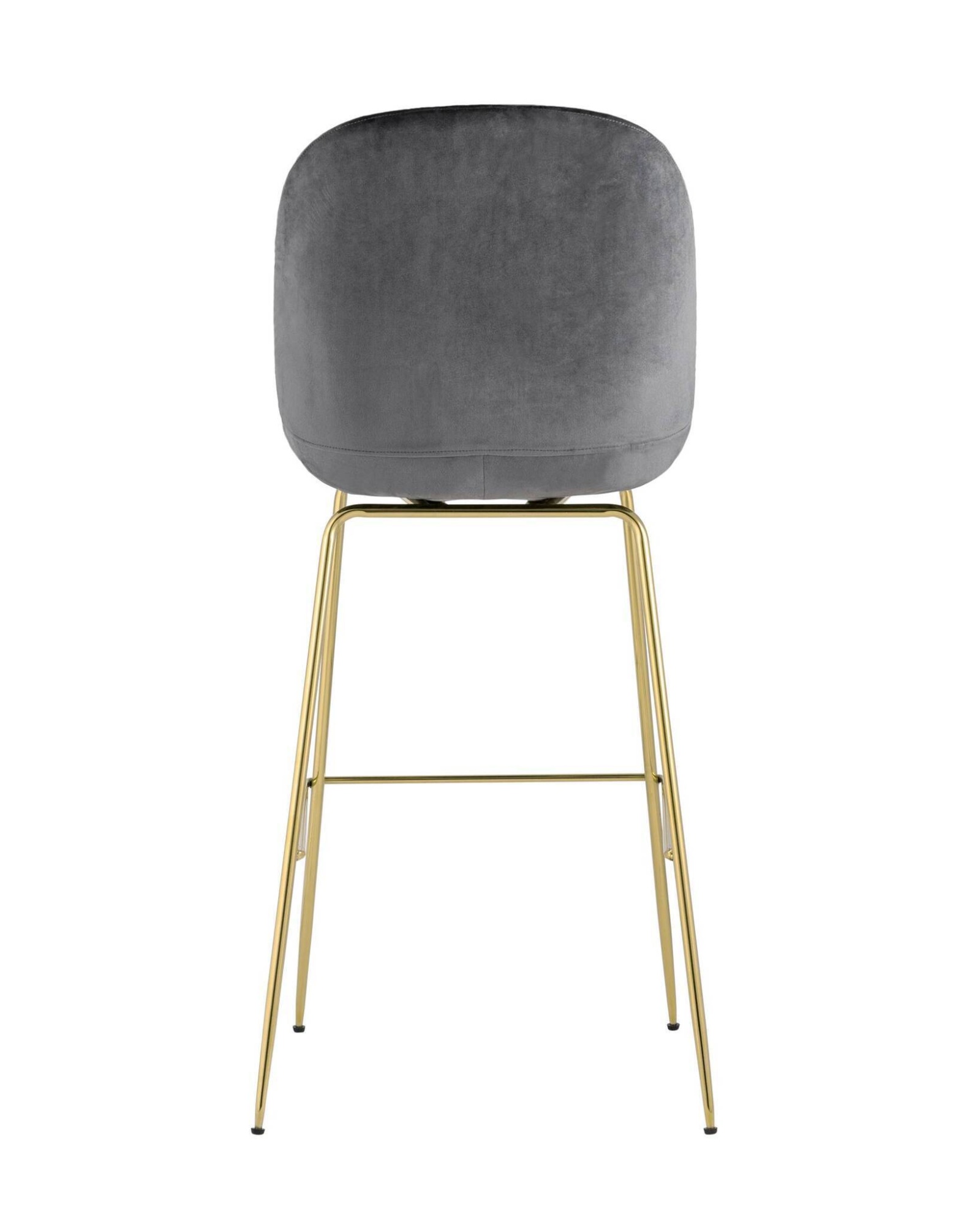 Стул барный Beetle со спинкой серый Stool Group