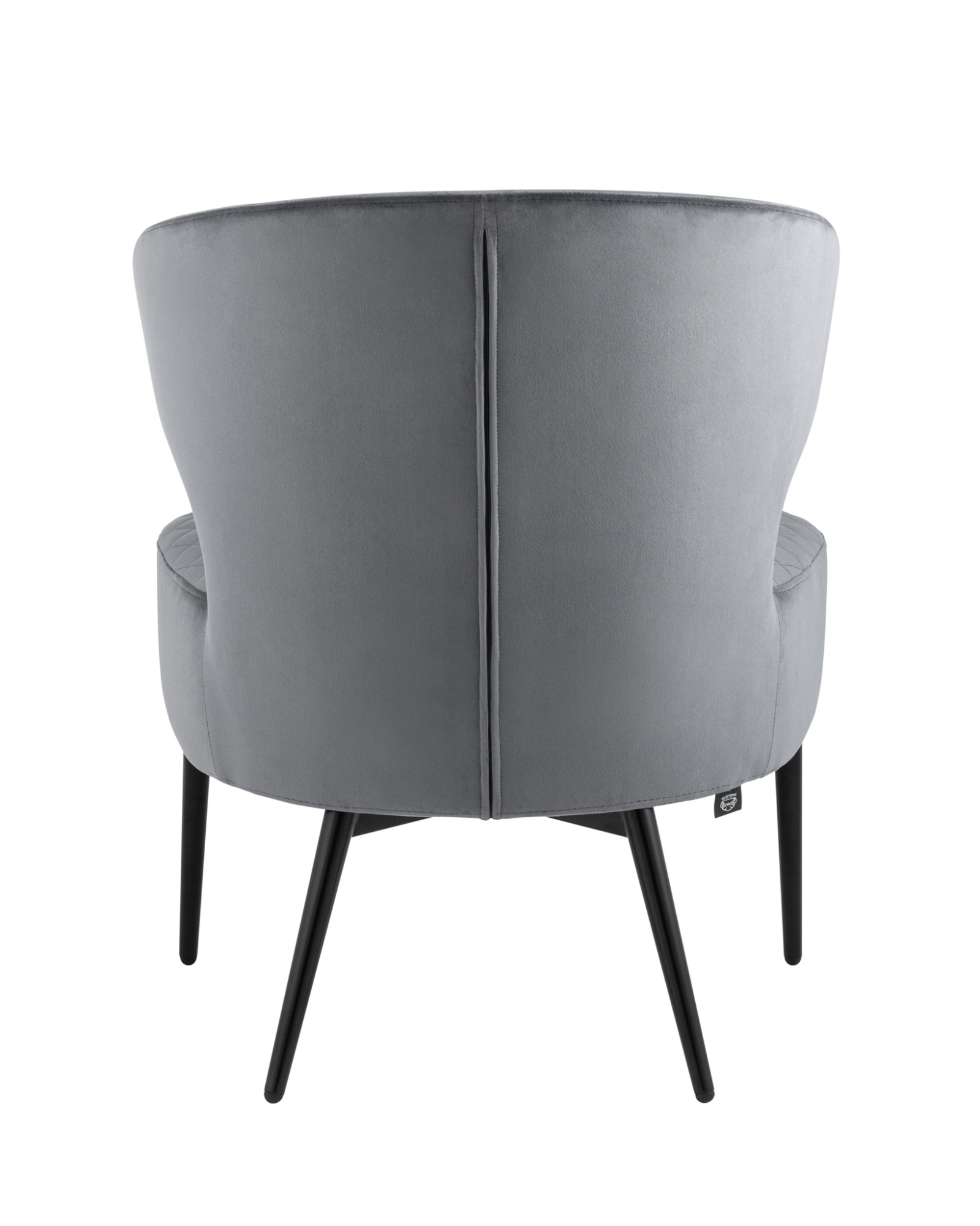 Кресло лаунж Royal велюр тёмно-серый Stool Group