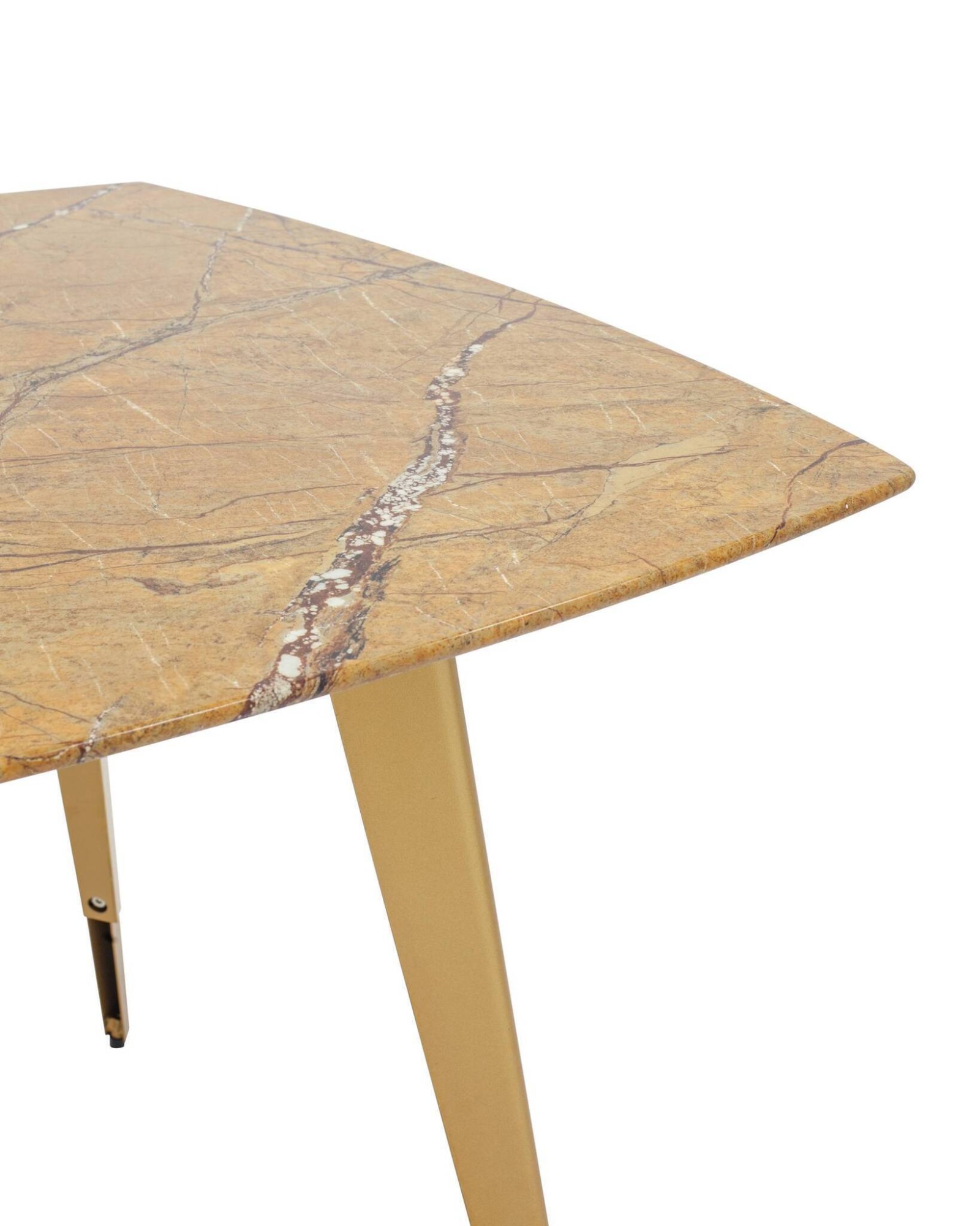 Стол обеденный Ричмонд 100*100 охра стеклянный Stool Group