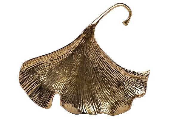 Декор настенный "Лист гингко" золотой Garda Decor 94PR-2020