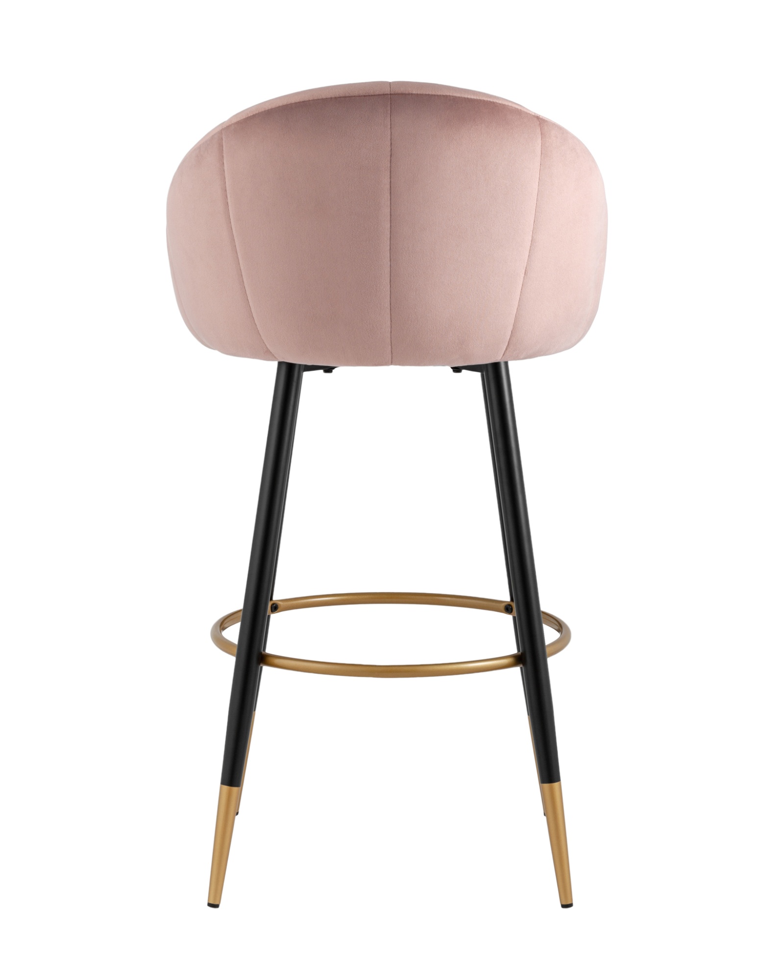 Стул барный Наоми велюр розовый Stool Group