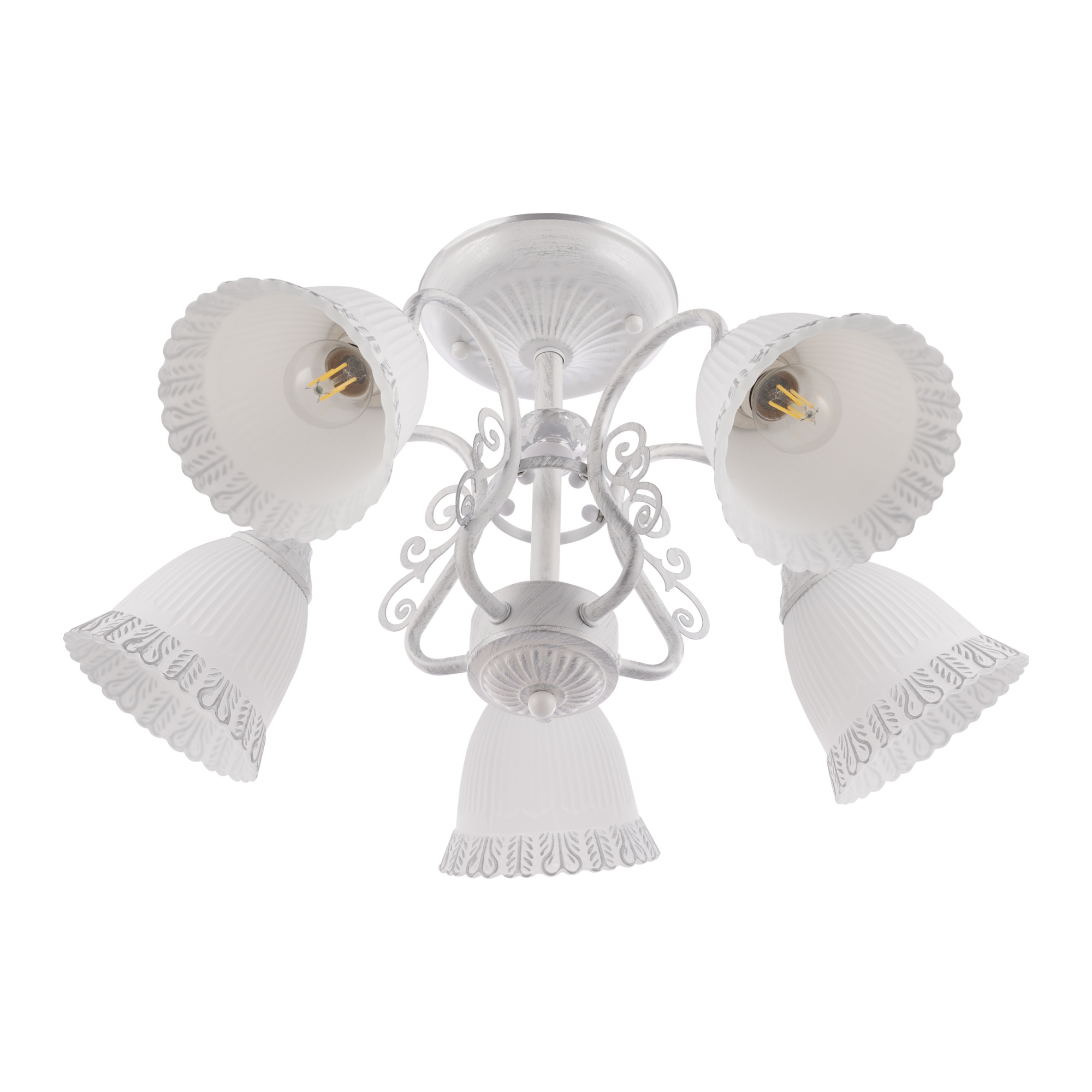 Люстра с плафонами 340800/5 WT+SL Arte Milano