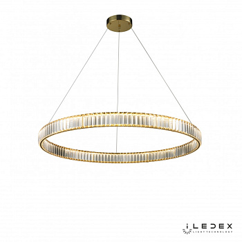 Подвесной светильник iLedex 10920P/1-38W-3000K-D1000 GL-CL