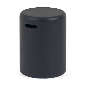 Столик Taimi из бетона в черном цвете La Forma (ex Julia Grup)