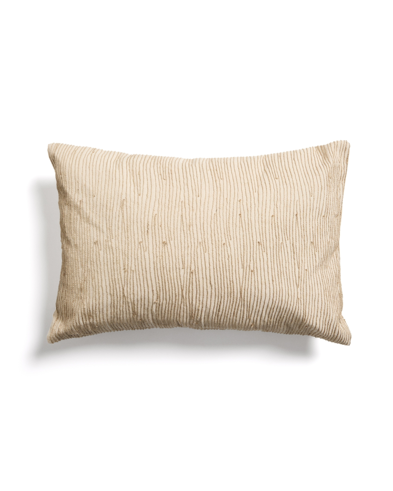 Чехол для подушки Belae из хлопка цвета экрю с вышивкой из джута, 40 x 60 см La Forma 481375