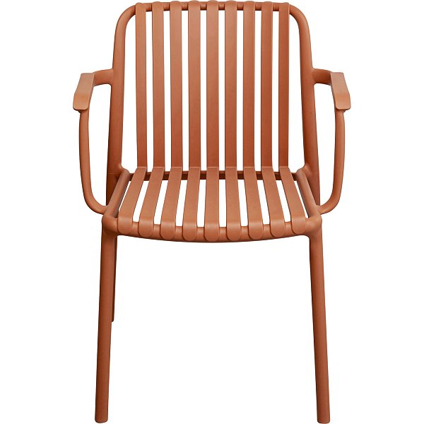 Стул с подлокотниками Porto Santo Terracotta KARE 75794